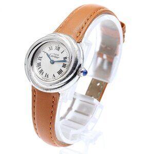 CARTIER Mast Trinity W1014945 Silver Dial Quartz Ladies Watch_898218